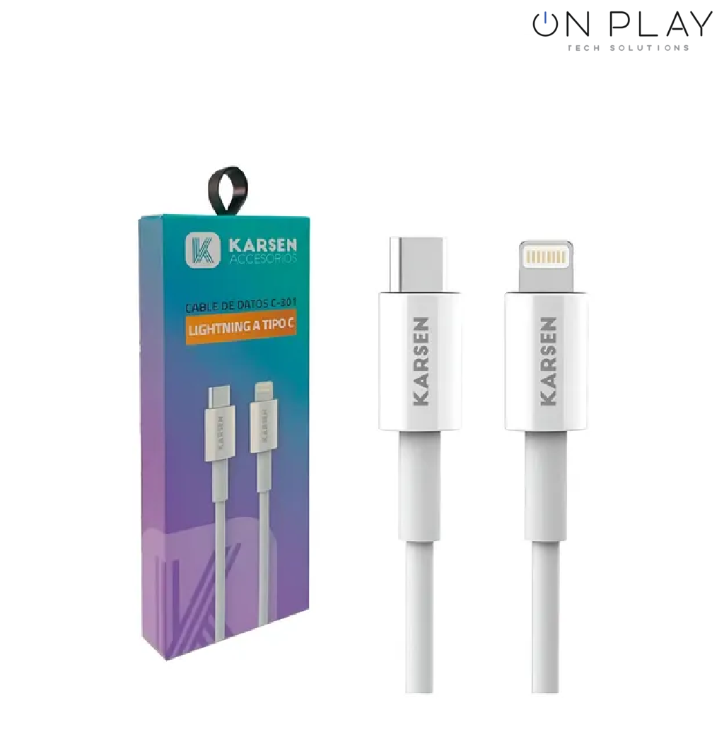 Cable Tipo C a lightning KARSEN C-301
